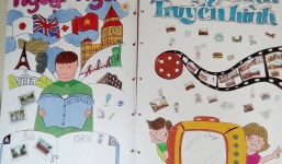 Sinh viên trường báo làm kỷ yếu cao gần 2 mét